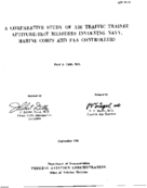 A comparative study of air traffic trainee aptitudetest measures involving Navy Marine Corps and FAA controllers