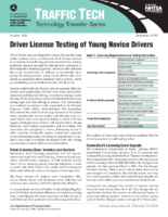 Driver License Testing of Young Novice Drivers Traffic Tech