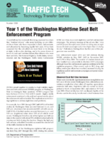Year 1 of the Washington Nighttime Seat Belt Enforcement Program Traffic Tech