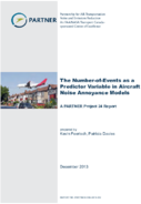 The NumberofEvents as a Predictor Variable in Aircraft Noise Annoyance Models A PARTNER Project 24 Report