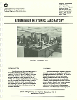 Bituminous Mixtures Laboratory Fact Sheet