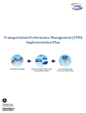 Transportation Performance Management TPM Implementation Plan