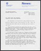 Department of Transportation News Releases OctoberDecember 1989