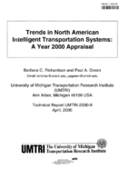 Trends in North American intelligent transportation systems  a year 2000 appraisal