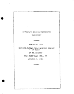 Interstate Commerce Commision Report of the Accident  Investigation Occuring on the MISSOURI KANSAS AND TEXAS RAILWAY REEDSVILLE TX