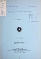 Automobile Crash Sensor Signal Processor