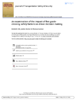 An examination of the impact of five grade crossing safety factors on driver decision making