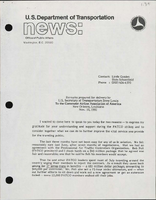 Remarks Prepared for Delivery by US Secretary of Transportation Drew Lewis to the Commuter Airline Association of America