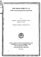 The Measurement of VOR Polarization Errors