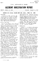 Investigation of Aircraft Accident AERONCA SHARON SPRINGS KANSAS 19500430