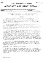 Investigation of Aircraft Accident PIEDMONT AIRLINES CHARLOTTESVILLE VIRGINIA 19591030