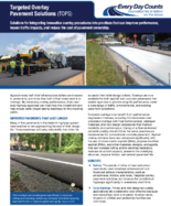 Targeted Overlay Pavement Solutions TOPS