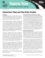 School Start Times and Teen Driver Crashes Traffic Tech