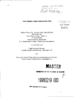 Data quality improvements for FAA