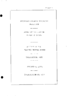 Interstate Commerce Commision Report of the Accident  Investigation Occuring on the ILLINOIS CENTRAL RAILROAD COMPANY TALLAHATCHIE MS