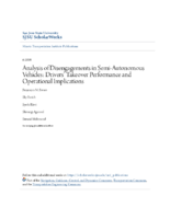 Analysis of Disengagements in SemiAutonomous Vehicles Drivers Takeover Performance and Operational Implications