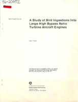 A study of bird ingestions into large high bypass ratio turbine aircraft engines