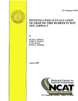 Investigation  Evaluation of Ground Tire Rubber in Hot Mix Asphalt