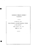 Interstate Commerce Commision Report of the Accident  Investigation Occuring on the PITTSBURG AND SHAWMUT RAILROAD TIMBLIN PA