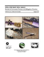 Hollow Bar Soil Nails Review of Corrosion Factors and Mitigation Practice