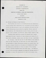 Statement of Honorable Neil Goldschmidt Secretary of Transportation before the Committee on Commerce Science and Transportation