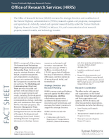 TurnerFairbank Highway Research Center Office of Research Services HRRS