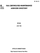AC 1407C Federal Aviation Administration Certificated Maintenance Agencies Directory
