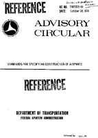 AC 150537010 Standards for Specifying Construction of Airports