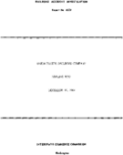 Interstate Commerce Commision Report of the Accident  Investigation Occuring on the UNION PACIFIC RAWLINS WY