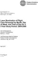 Laser Illumination of Flight Crew Personnel by Month Day of Week and Time of Day for a 5Year Study Period 20042008