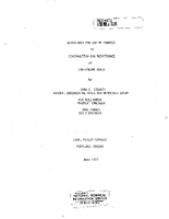 Guidelines for Use of Fabrics in Construction and Maintenance of LowVolume Roads