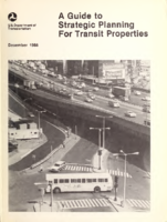 A Guide to Strategic Planning for Transit Properties