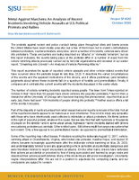 Metal Against Marchers An Analysis of Recent Incidents Involving Vehicle Assaults at US Political Protests and Rallies Security Perspective