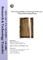 Frost Susceptibility and Strength of CementTreated FineGrained Soils