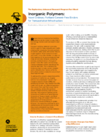 Inorganic Polymers Novel Ordinary Portland CementFree Binders for Transportation Infrastructure