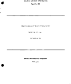 Interstate Commerce Commision Report of the Accident  Investigation Occuring on the GRAND TRUNK WESTERN THORNTON JCT IL