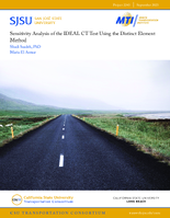 Sensitivity Analysis of the IDEAL CT Test Using the Distinct Element Method