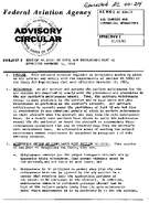 AC 12011 Section 4252B of Civil Air Regulations Part 42 Effective November 11 1963