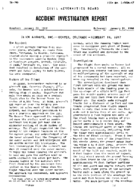 Investigation of Aircraft Accident SLICK AIRWAYS DENVER COLORADO 19470214