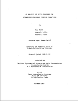 An Analysis and Design Procedure for HighwayRailroad Grade Crossing Foundations