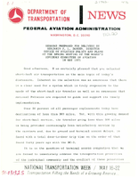 Remarks Prepared for Delivery by Benjamin F L Darden Director Office of Aviation Policy and Plans at the Womans Advisory Committee on Aviation