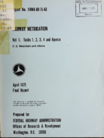 Highway Metrication Vol 1 Tasks 1 2 3 4 and Apercu