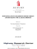 Simplified and Standardized Seismic Design and Detailing for Alabama Bridges