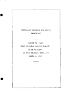 Interstate Commerce Commision Report of the Accident  Investigation Occuring on the GREAT NORTHERN RAILWAY FORT BELKNAP MONT