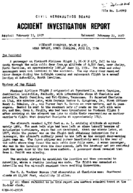 Investigation of Aircraft Accident PIEDMONT AIRLINES NEAR SHELBY NORTH CAROLINA 19560613