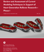 Review and Assessment of Current Modeling Techniques in Support of NextGeneration Rollover ResearchPhase I