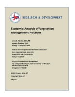 Economic Analysis of Vegetation Management Practices