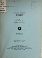 MBTA Green Line Tests  Riverside Line December 1972 Volume I Test Description