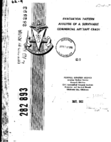 Evacuation pattern analysis of a survivable commercial aircraft crash