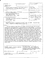 Land Use Impact of Widening Texas Avenue South in a Developing Area in College Station Texas